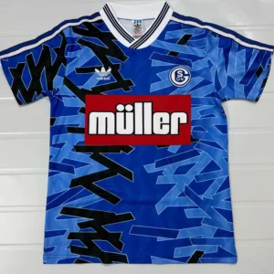 Schalke 1993/94 Retro Home Jersey Fan Version - Front View | KFCOOL