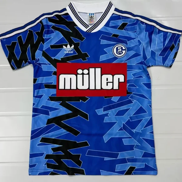 Schalke 1993/94 Retro Home Jersey Fan Version - Front View | KFCOOL