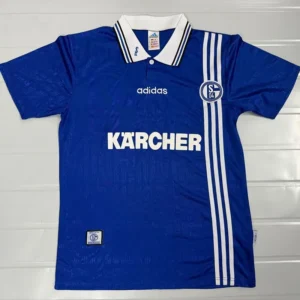 Schalke 1996/97 Retro Home Jersey Fan Version - Front View | KFCOOL