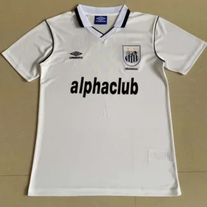 Santos 2001/02 Retro Home Jersey Fan Version - Front View | KFCOOL