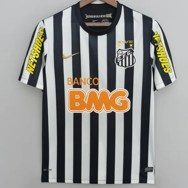 Santos 2012/13 Retro Away Jersey Fan Version - Front View | KFCOOL