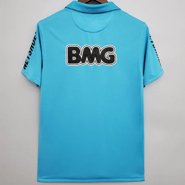 Santos 2012/13 Retro Blue Jersey Fan Version - Back View | KFCOOL