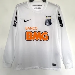 Santos 2012/13 Retro Home Long Sleeve Jersey Fan Version - Front View Santos 2012/13 Retro Home Long Sleeve Jersey Fan Version - Front View | KFCOOL