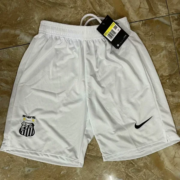Santos 2012/13 Retro Home Shorts - Front View Santos 2012/13 Retro Home Shorts - Front View | KFCOOL