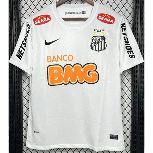 Santos 2012/13 Retro Home Jersey Fan Version - Front View Santos 2012/13 Retro Home Jersey Fan Version - Front View | KFCOOL
