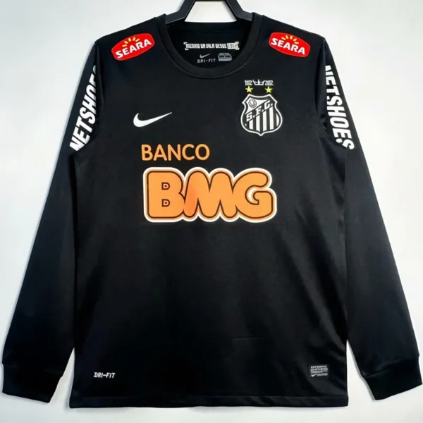 Santos 2012/13 Retro Long Sleeve Jersey Fan Version - Front View | KFCOOL