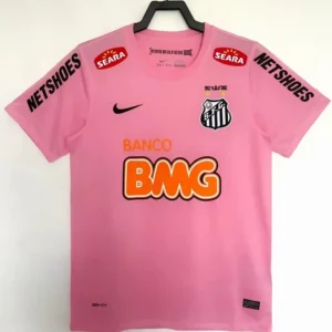 Santos 2012/13 Retro Pink Jersey Fan Version - Front View | KFCOOL