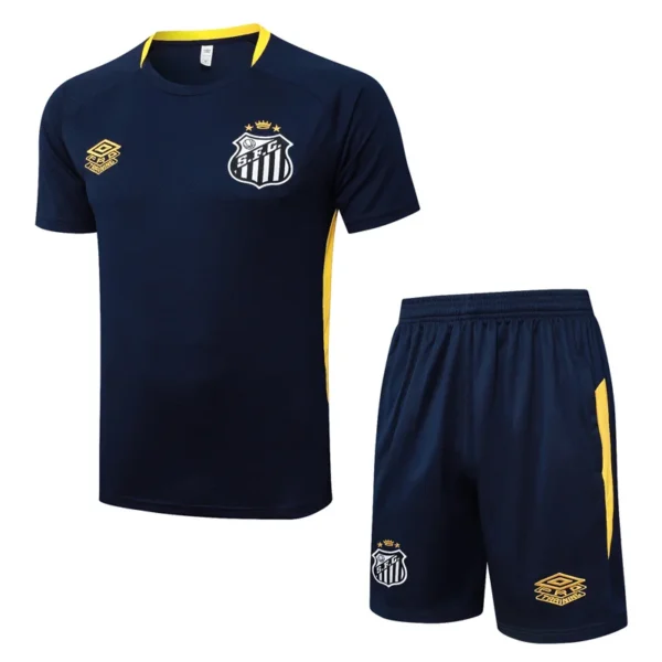 Santos 2025/26 Training Short Suit - Front View Santos 2025/26 Training Short Suit - Front View | KFCOOL