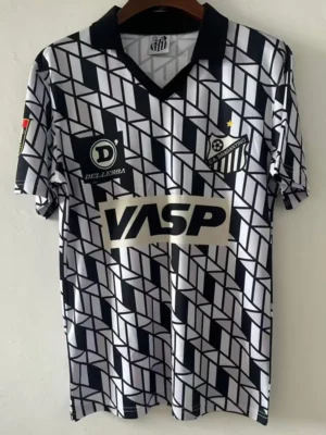 Santos 1990/91 Retro Away Jersey Fan Version - Front View | KFCOOL