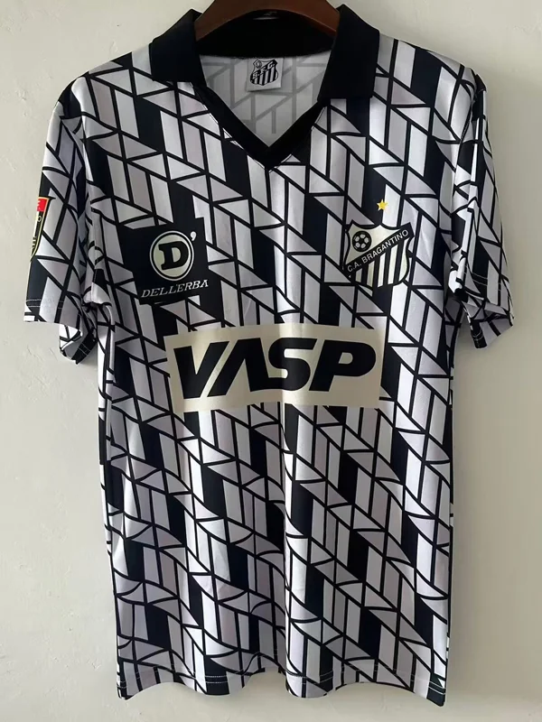 Santos 1990/91 Retro Away Jersey Fan Version - Front View | KFCOOL