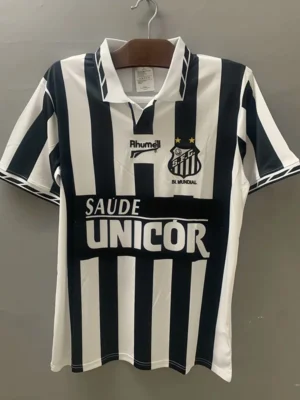 Santos 1996/97 Retro Away Jersey Fan Version - Front View | KFCOOL