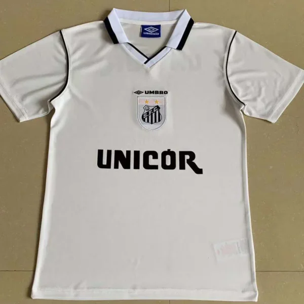 Santos 1999/00 Retro Home Jersey Fan Version - Front View | KFCOOL