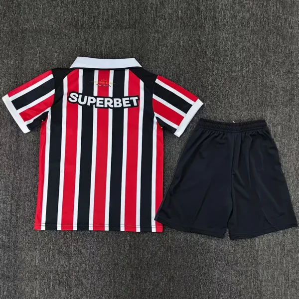 São Paulo 2026/27 Away Kids Kit Fan Version - Back View | KFCOOL