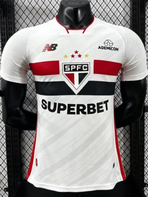 São Paulo 2026/27 Home Jersey Player Version - Front View | KFCOOL