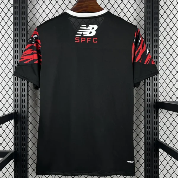 São Paulo 2026/27 Red Black Training Shirt - Back View São Paulo 2026/27 Red Black Training Shirt - Back View | KFCOOL