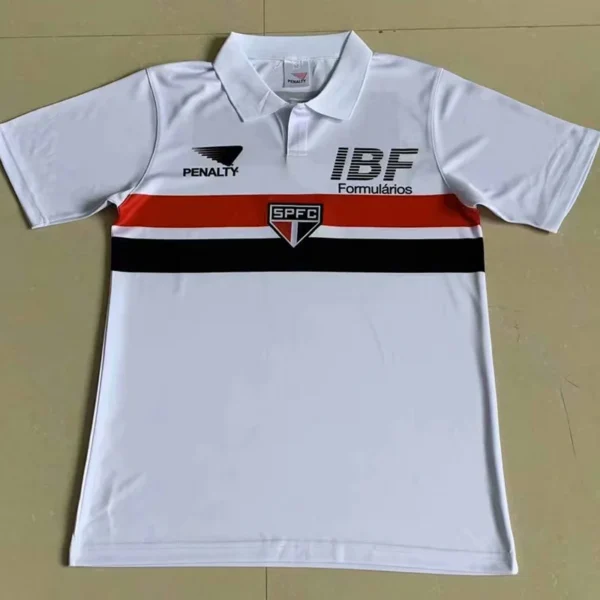 São Paulo 1991/92 Retro Home Jersey Fan Version - Front View São Paulo 1991/92 Retro Home Jersey Fan Version - Front View | KFCOOL