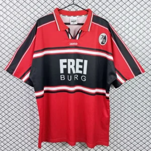 Freiburg 2000/01 Retro Home Jersey Fan Version - Front View Freiburg 2000/01 Retro Home Jersey Fan Version - Front View | KFCOOL