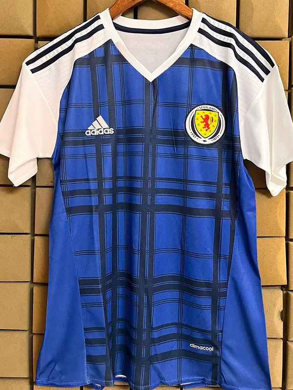 Scotland 2016/17 Home Jersey Fan Version - Front View | KFCOOL