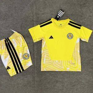 Scotland 2026/27 Goalkeeper Kids Kit Fan Version - Front View | KFCOOL