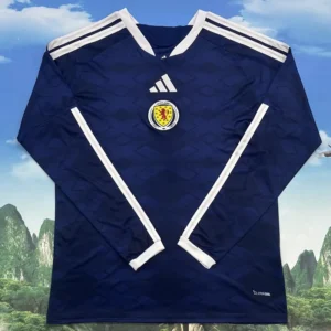 Scotland 2026/27 Home Long Sleeve Jersey Fan Version - Front View | KFCOOL
