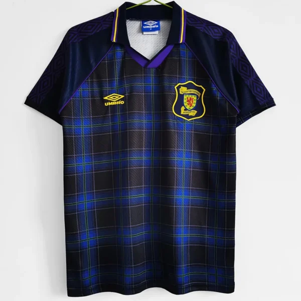 Scotland 1994/96 Retro Home Jersey Fan Version - Front View Scotland 1994/96 Retro Home Jersey Fan Version - Front View | KFCOOL