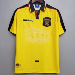 Scotland 1994/96 Retro Yellow Jersey Fan Version - Front View | KFCOOL