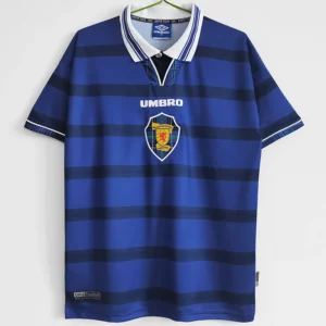 Scotland 1998/00 Retro Home Jersey Fan Version - Front View Scotland 1998/00 Retro Home Jersey Fan Version - Front View | KFCOOL