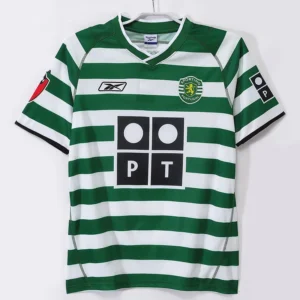 Sporting CP 2003/04 Retro Home Jersey Fan Version - Front View | KFCOOL