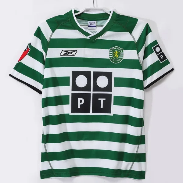 Sporting CP 2003/04 Retro Home Jersey Fan Version - Front View | KFCOOL