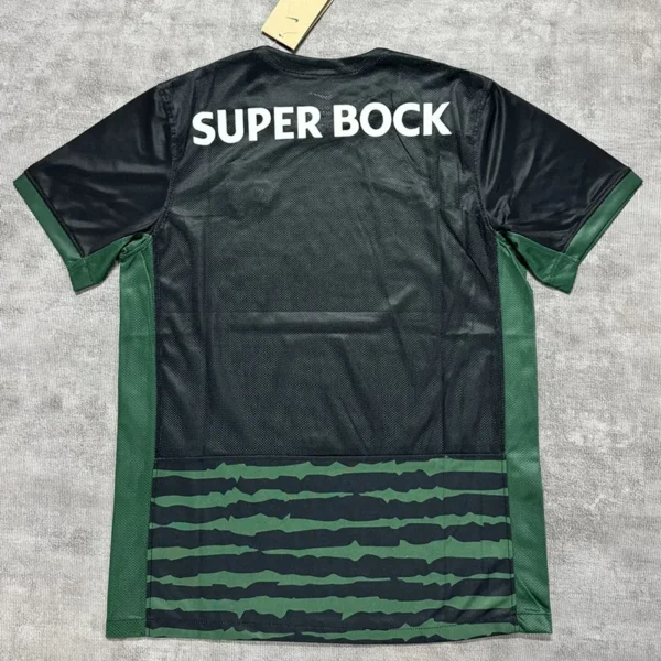 Sporting CP 2025/26 Green Jersey Fan Version - Back View Sporting CP 2025/26 Green Jersey Fan Version - Back View | KFCOOL