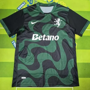 Sporting CP 2025/26 Jersey Fan Version - Front View | KFCOOL