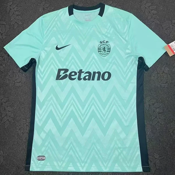 Sporting CP 2025/26 Third Jersey Fan Version - Front View Sporting CP 2025/26 Third Jersey Fan Version - Front View | KFCOOL