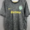 Sporting CP 2025/26 Black Training Shirt - Front View | KFCOOL