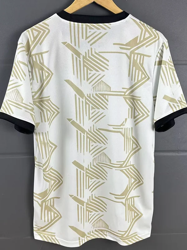 Sporting CP 2025/26 White Yellow Training Shirt - Back View | KFCOOL