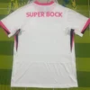 Sporting CP 2025/26 White Pink Jersey Fan Version - Back View Sporting CP 2025/26 White Pink Jersey Fan Version - Back View | KFCOOL