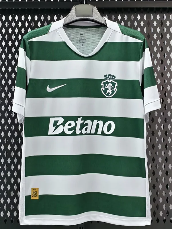 Sporting CP 2026/27 Home Jersey Fan Version - Front View | KFCOOL