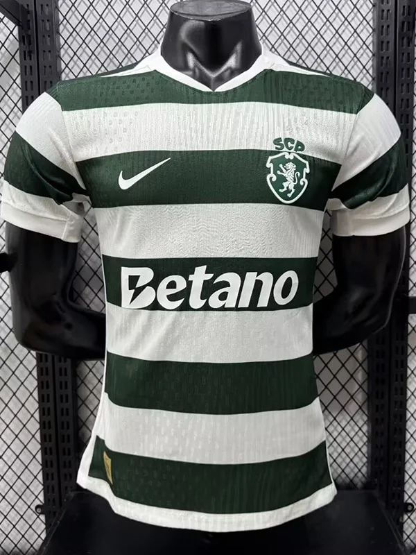 Sporting CP 2026/27 Home Jersey Player Version - Front View | KFCOOL