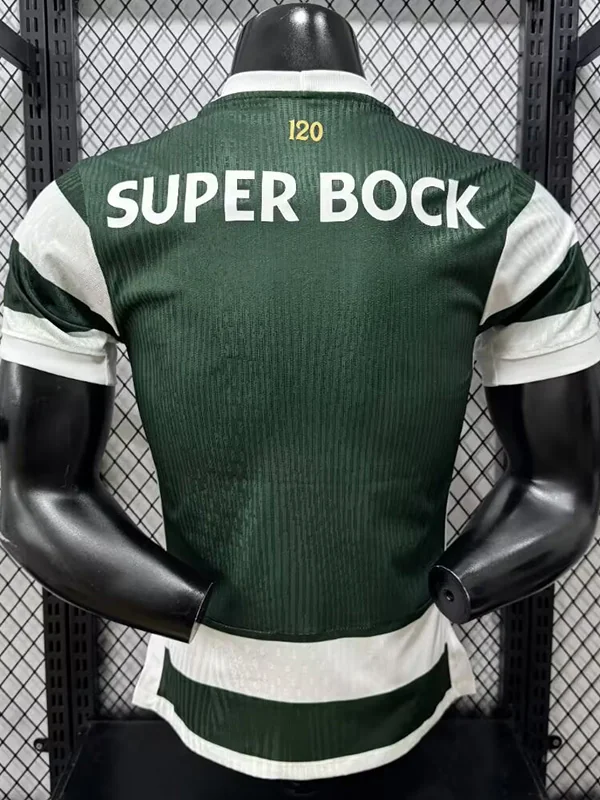 Sporting CP 2026/27 Home Jersey Player Version - Back View | KFCOOL