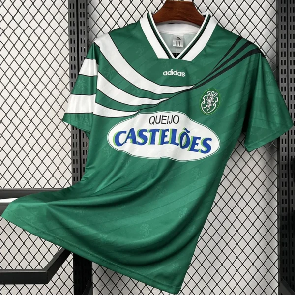 Sporting CP 1994/95 Retro Home Jersey Fan Version - Front View Sporting CP 1994/95 Retro Home Jersey Fan Version - Front View | KFCOOL