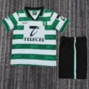 Sporting CP 1999/00 Retro Home Kids Kit Fan Version - Front View | KFCOOL