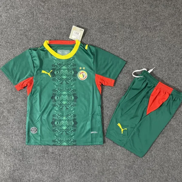 Senegal 2026/27 Away Kids Kit Fan Version - Front View | KFCOOL