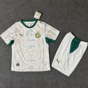 Senegal 2026/27 Home Kids Kit Fan Version - Front View | KFCOOL
