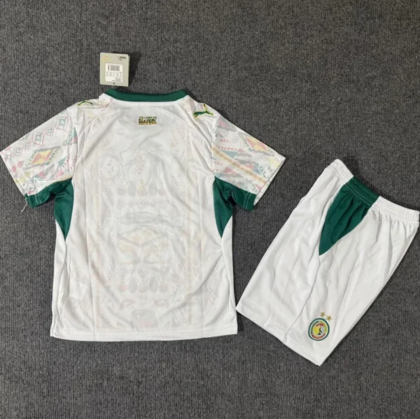 Senegal 2026/27 Home Kids Kit Fan Version - Back View | KFCOOL