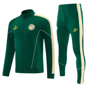 Senegal 2026/27 Green Jacket Tracksuit - Front View Senegal 2026/27 Green Jacket Tracksuit - Front View | KFCOOL