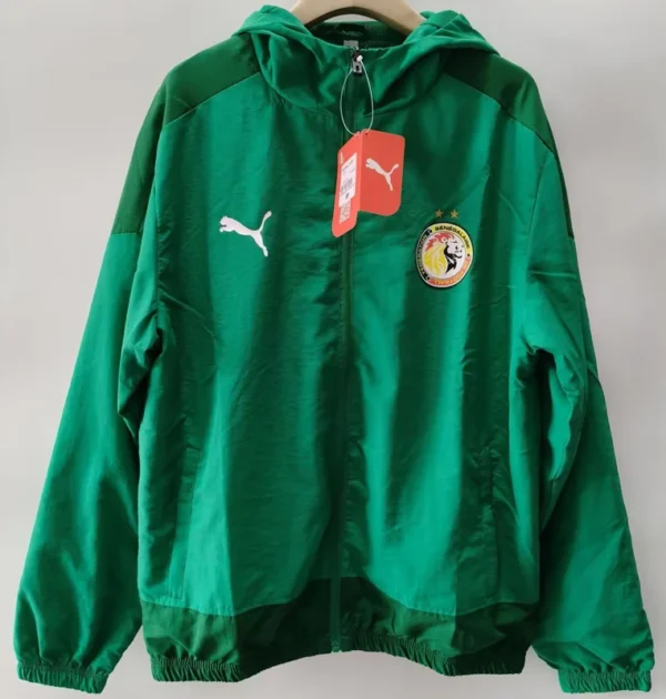 Senegal 2026/27 Green Windbreaker - Front View - KFCool – Football Jerseys & Soccer Kits Store Senegal 2026/27 Green Windbreaker - Front View | KFCOOL