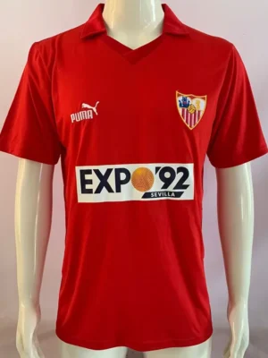 Sevilla 1987/90 Retro Away Jersey Fan Version - Front View Sevilla 1987/90 Retro Away Jersey Fan Version - Front View | KFCOOL