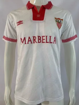 Sevilla 1994/96 Retro Home Jersey Fan Version - Front View | KFCOOL