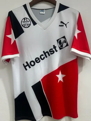 Eintracht Frankfurt 1990/92 Retro Home Jersey Fan Version - Front View Eintracht Frankfurt 1990/92 Retro Home Jersey Fan Version - Front View | KFCOOL