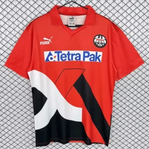 Eintracht Frankfurt 1993/95 Retro Home Jersey Fan Version - Front View Eintracht Frankfurt 1993/95 Retro Home Jersey Fan Version - Front View | KFCOOL