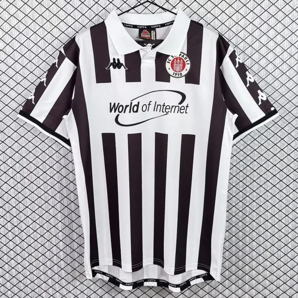 St Pauli 2000/01 Retro Home Jersey Fan Version - Front View St Pauli 2000/01 Retro Home Jersey Fan Version - Front View | KFCOOL